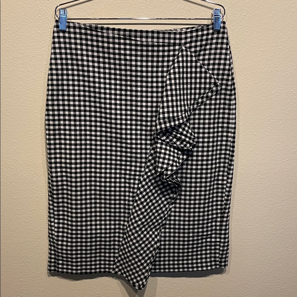 Who What Wear brand Checkered Skirt